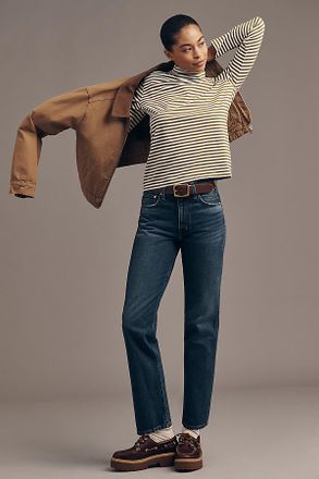 Edwin Kadence High-Rise Straight-Leg Jeans