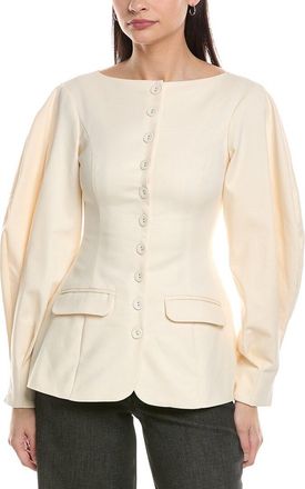 WeWoreWhat Weworewhat Peplum Cocoon Blazer