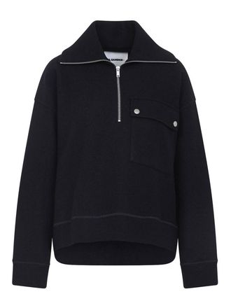 Jil Sander 124 Hn Long Sleeves Sweatshirt