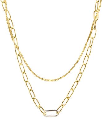 Meshmerise 18K Over Silver 0.05 Ct. Tw. Lab-Grown Diamond Necklace