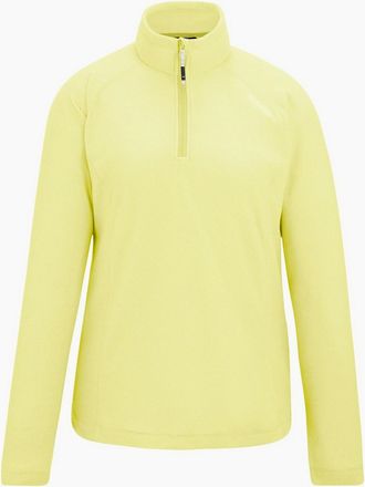Regatta Womens Regatta Great Outdoors Womens/Ladies Montes Half Zip Fleece Top - Yellow - Size: 16