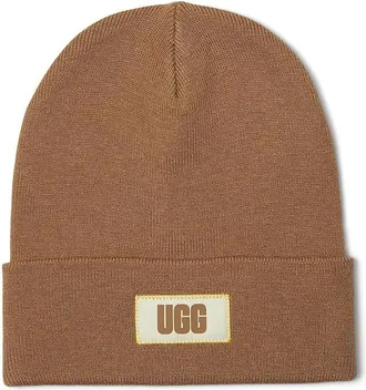UGG High Crown Mens Beanie Extreme Cold Weather Gloves Chestnut II, Acrylic/Nylon/Polyester