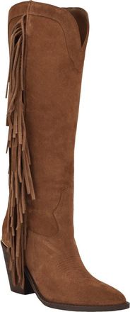 Guess Sashlee Pointed Toe Western Boot in Brown at Nordstrom, Size 8.5