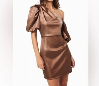 Elliatt Marie Mini Dress In Bronze