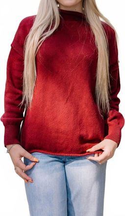 Free People Torres Roll Neck Sweater In Dionysus