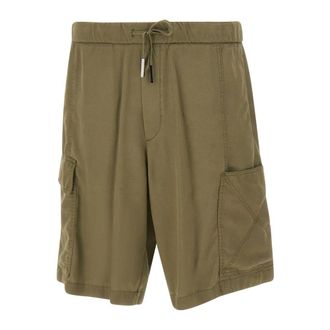 Iceberg Casual Shorts, male, Green, Size: L Bermuda Shorts