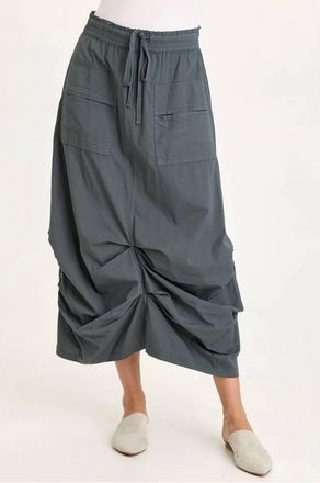 Xcvi Hedvig Poplin Pleated Skirt In Hawthorn Leaf
