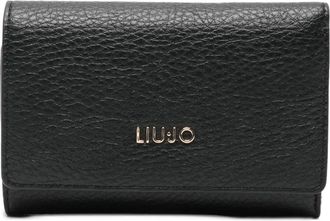 Liu Jo logo-plaque wallet - Black
