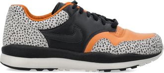 Nike Zwarte Safari Sneakers Aw 24 - Heren - Hardloopschoenen - Veelkleurig - 44 EU - Leer - Fitness