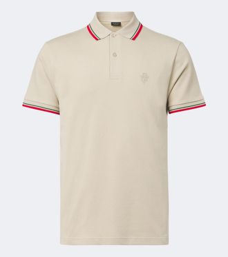 Gucci Cotton-blend piqu&eacute; polo shirt