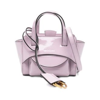 Hidesins Tassen, Dames, Paars, ONE Size, Leer, Flap XS Leren Tote Bag