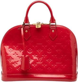 Louis Vuitton Pre-owned Handbags, female, Red, Size: ONE SIZE Pre-owned Alma PM