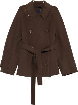 Max Mara Cappotti Marrone-Donna