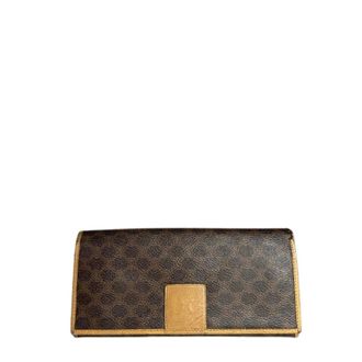 Celine Pre-owned Wallets, female, Brown, Size: ONE SIZE Pre-owned Vintage Triomphe Wallet