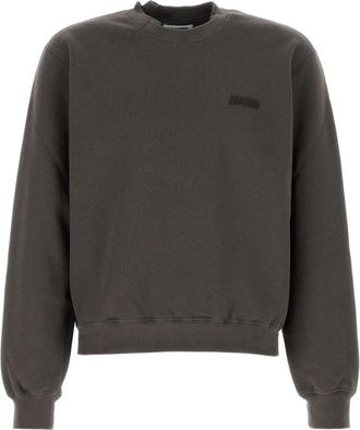 Magliano Logo-gebrodeerd Sweatshirt - Heren - Sweatshirts - Grijs - L - Katoen - Hoodies & sweatvesten
