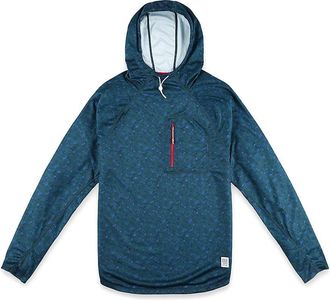 Topo Designs Mens River Hoodie - Blue Terrazzo