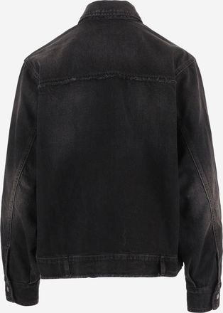 Haikure Womens Shirt Cotton Denim Black