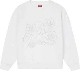 Kenzo Dames, Sweatshirts & Hoodies, Wit, Maat: XS Katoen
