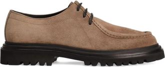 Dolce & Gabbana Split Calfskin Derby - Heren - Veterschoenen - Bruin - 41 EU - Leer - Schoenen