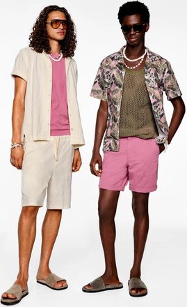 Joop T-Shirt JOOP JEANS Alphis, Herren, Gr. XXL, medium pink, Single Jersey, Obermaterial: 100% Baumwolle, regular fit, Rundhals, Shirts T-Shirt