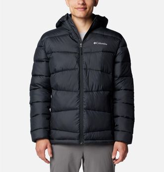 Columbia Winterjacke COLUMBIA Fivemile Butte II Hooded Jacket, Herren, Gr. XL, schwarz, Web, Obermaterial: 100% Polyester. Wattierung: 100% Polyester, normal, 