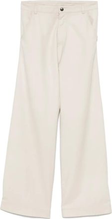 Vivienne Westwood Pantaloni a gamba ampia anni 2010 - Toni neutri