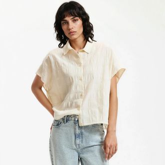 La Redoute Collections Wijd hemd, korte mouwen