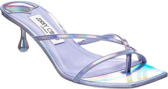 Jimmy Choo London Etana 50 Leather Mule