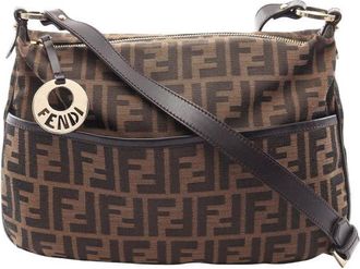 Fendi Pre-owned Fendi Zucca Canvas Shoulder Bag Ladies 7D1V6KB84H62G5OE