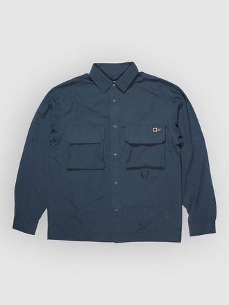 Salty Crew Tackle Over Camisa azul