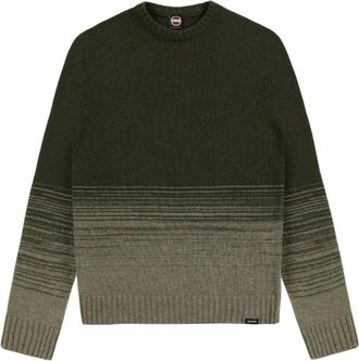 Colmar Groene Gradi&euml;nt Crewneck Sweatshirt Aw 25 - Heren - Ronde hals truien - Groen - M - Truien & Vesten