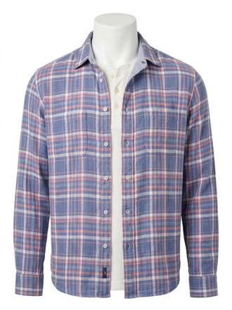 Faherty Reversible Shirt In Land Cove