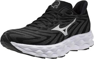 Mizuno WomenS Wave Sky 8 Running Shoe In Black-Silver