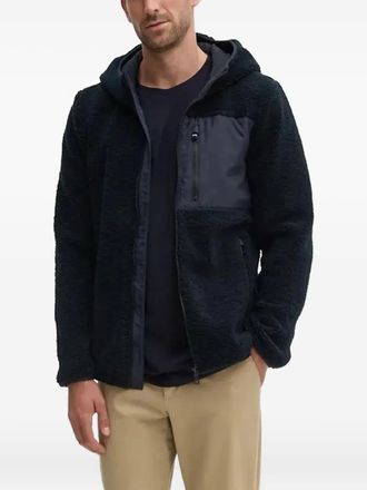 Geox fleece hoodie - men - Polyamide/Polyester - S - Blue