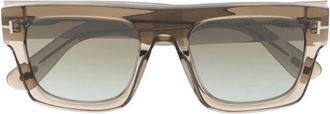 Tom Ford FAUSTO SUNGLASSES Size: OS, colour: LIGHT BROWN
