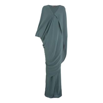 Cortana Sarina- abito in seta turchese - - Dresses - Donna - Blu - S