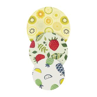 OEM Juego De 3 Tapas De Cera Para Alimentos, Tapas-wg32