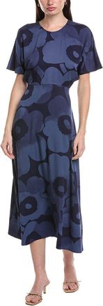 Marimekko Helea Akvarelli Unikko Midi Dress