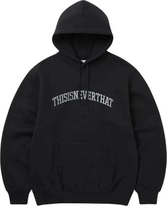 Thisisneverthat Heren, Sweatshirts & Hoodies, Zwart, Maat: XL Katoen