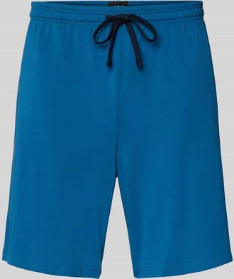 HUGO BOSS Regular Fit Shorts aus Baumwoll-Mix Modell MIix&Match in Blau, Gr&ouml;&szlig;e XXL