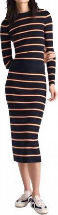 Dorothee Schumacher Energetic Ease Pullover In Energetic Blue Trio