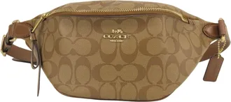 Coach Brown Pvc Leather Sling Bag (Pre-Owned)
