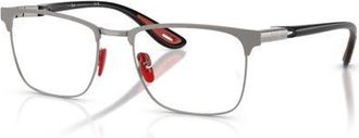 Ray-Ban 54mm Square optical glasses in Grey at Nordstrom