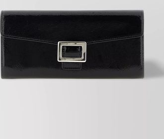 Roger Vivier leather wallet on chain