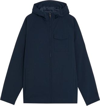 Lyle & Scott Jassen, Heren, Blauw, L, Polyester, Hooded Shell Jacket