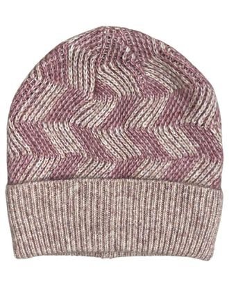 MARCUS ADLER Knit Pattern Wool-Blend Beanie