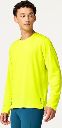 Brooks Mens Dash Long-Sleeve Top Green S