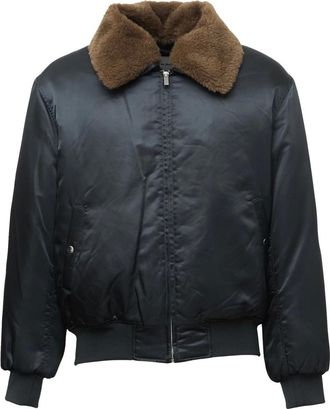 Dr&ocirc;le de Monsieur Bomber con collo in pelliccia - - Jackets - Uomo - Nero - XL