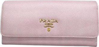 Prada Pre-owned Fabric Wallet - Dames - Vintage Accessoires - Roze - ONE Size - Vintage