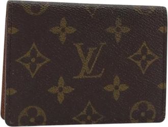 Louis Vuitton Pre-owned Wallets, female, Brown, Size: ONE SIZE Pre-owned Pass Case